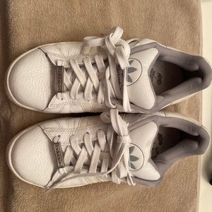 White ADIDAS Campus ST Old school Tennis Shoes Mens 8